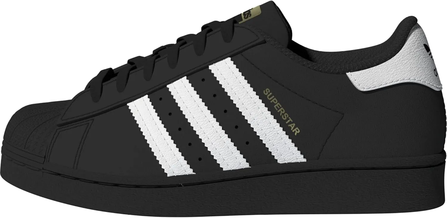 adidas Originals Kid's Unisex Superstar Black/White/Black 11.5K