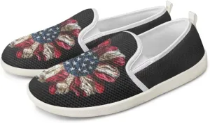 Binienty Low Cut Slip Ons Women's Fashion Sneakers Casual Travel Gym Sneakers Anti Slip Driving Flat Loafers