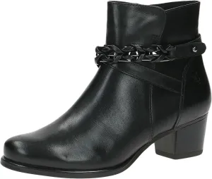 CAPRICE Ankle Boots 9-25336-41 G Width, Black (Black Nappa), 6 Women