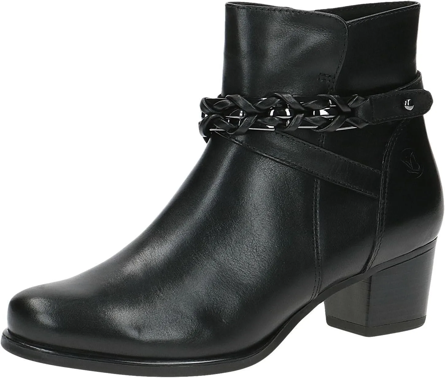 CAPRICE Ankle Boots 9-25336-41 G Width, Black (Black Nappa), 6 Women