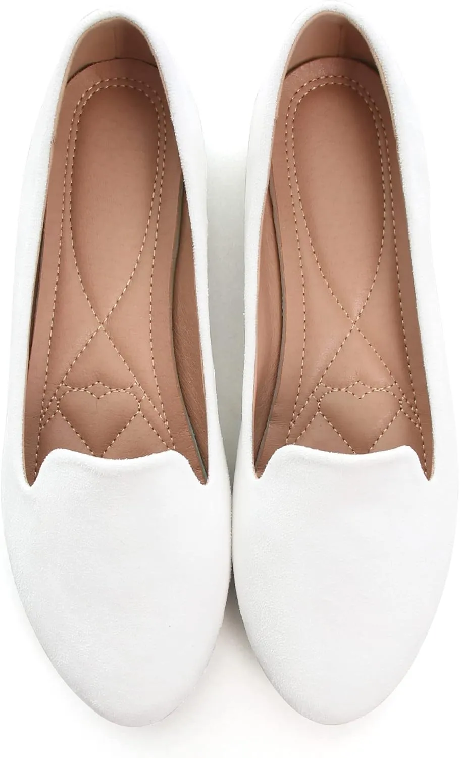 ChaiRong Zhou Flats for Women Dressy Round Toe Ballet Flat Shoes Comfortable Slip-ons Loafers Lightweight Casual Shoes