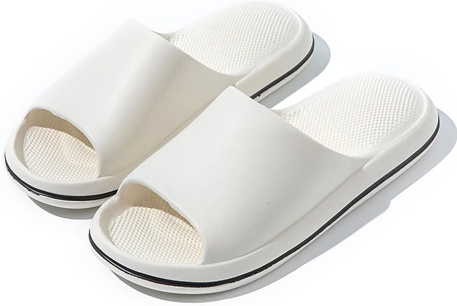 Cloud Slippers for Men Slides for Women Mens Shower Shoes Womens Slides Open Toe Ultra Comfort House Slippers
