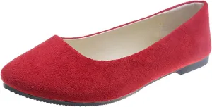 Comfortable & Light-Weight Flat Women's Shoes Pointed Toe Ballet Shoes for Women Slip On Comfortable Dress Work Walking Casual