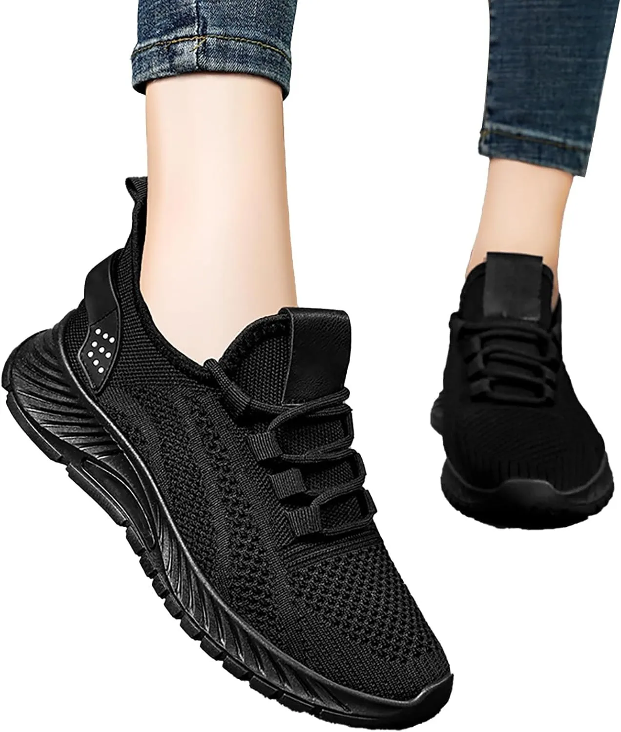 Dress Shoes for Women White Sneakers Men Wide Loafers for Women 2024 Closed Back Lightweight Breathable Christmas Tennis Shoes Women's Wide Loafers