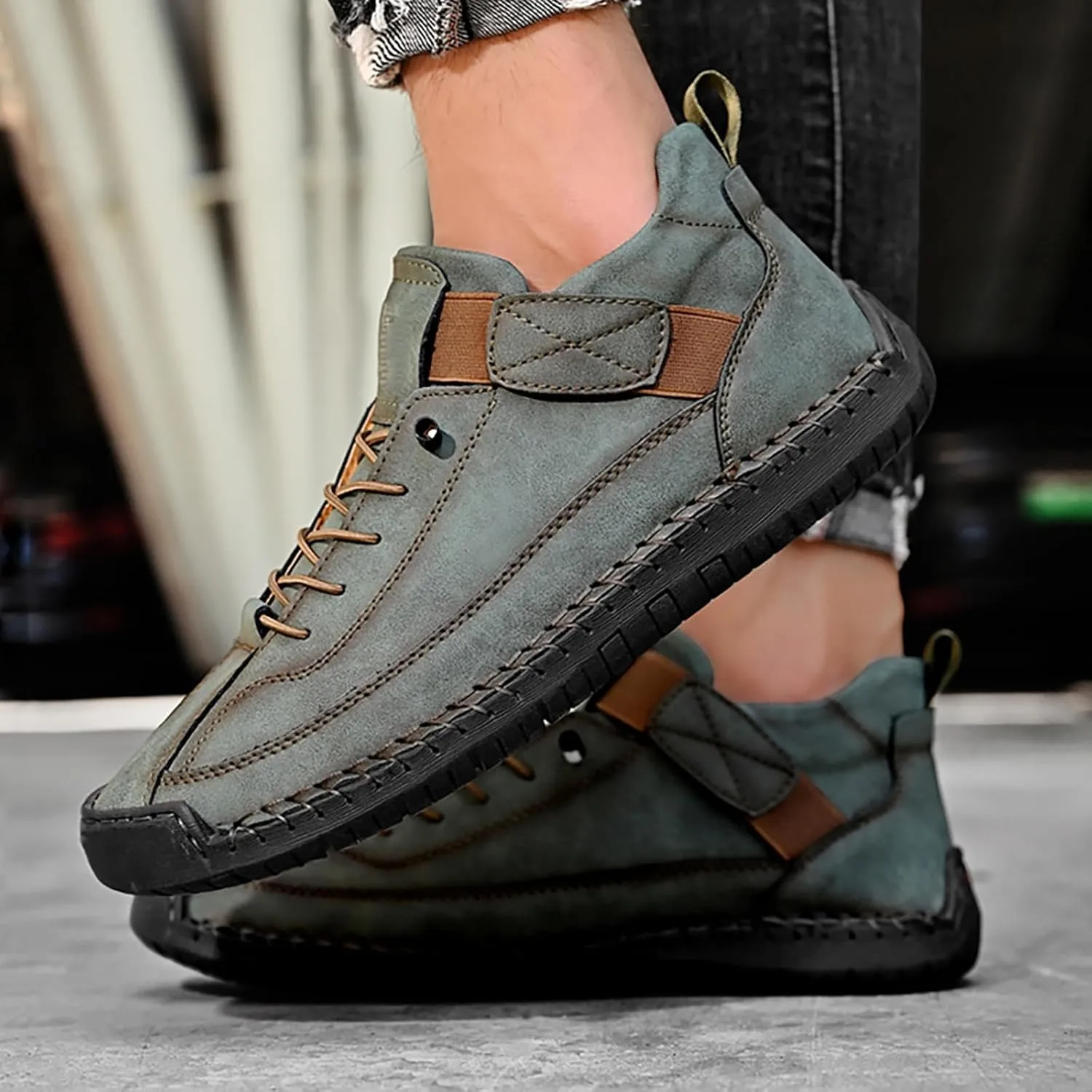 Dress Sneakers Men Slip On Plantar Fasciitis Shoes Women Men's Casual Dress Sneakers Women's Wide Loafers Women Loafers Dress Sneakers Men Wide