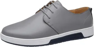 Extra Wide Business Shoes Men Summer Style Men's Breathable Comfortable Business Lace Up Leisure Solid Color Leather Shoes Men Dress Shoes Size 8 Wide