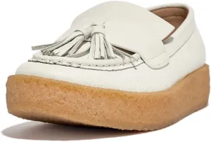 Fit Flop Loafers Loafers TASSEL TUMBLED-LEATHER CREPE LOAFERS Women's