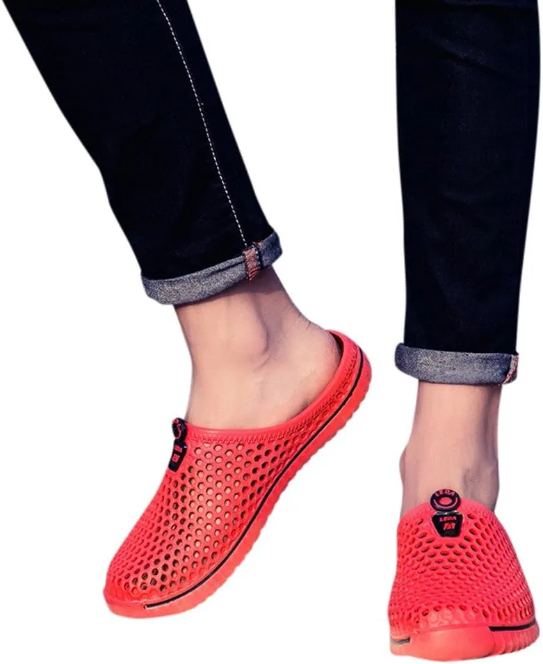 Flops Hollow Casual Sandals Couple Beach Unisex Out Sandal Flip Men Shoes Men's Rain Shoes