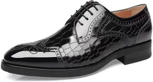Formal Leather Shoes for Men Solid Business Fashion Summer Style Shoes Leather Men's Leisure Breathable Men's Leather Shoes Business Work Dress Shoes