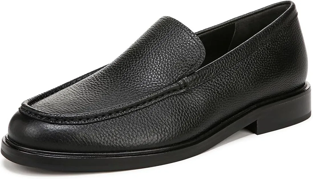 FOWT Men Classic Closed Round Toe Comfy Low Heel Slip on Soft Insole Casual Daily Commuting Driving Shoes Size 4-16 US