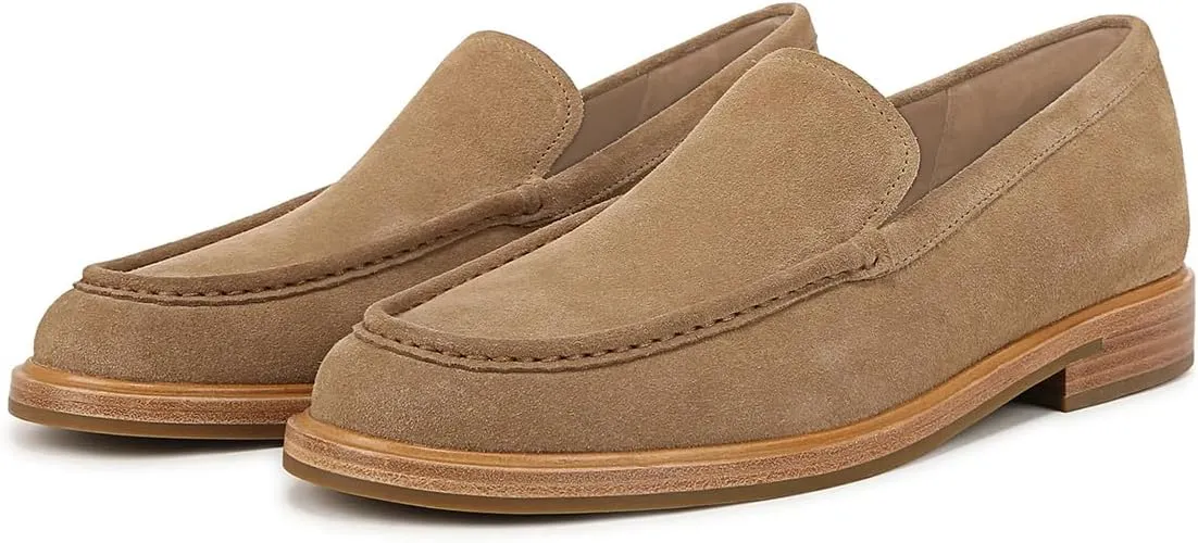 FOWT Men Classic Closed Round Toe Comfy Low Heel Slip on Soft Insole Casual Daily Commuting Driving Shoes Size 4-16 US