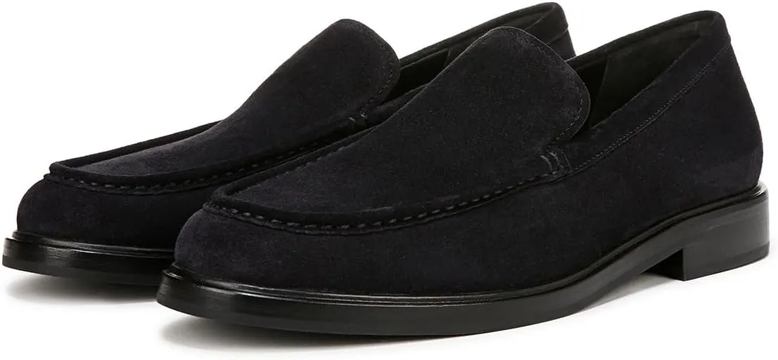 FOWT Men Classic Closed Round Toe Comfy Low Heel Slip on Soft Insole Casual Daily Commuting Driving Shoes Size 4-16 US