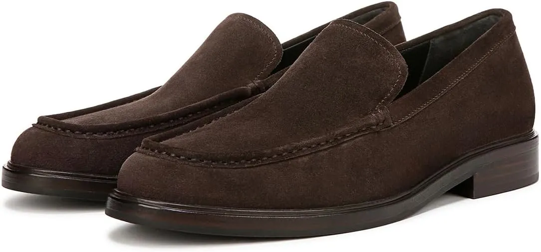 FOWT Men Classic Closed Round Toe Comfy Low Heel Slip on Soft Insole Casual Daily Commuting Driving Shoes Size 4-16 US