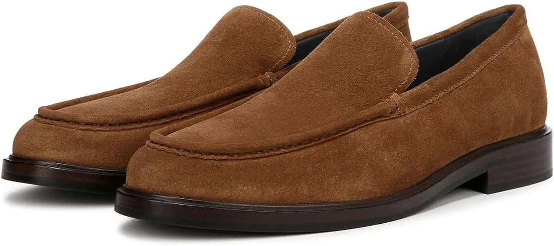 FOWT Men Classic Closed Round Toe Comfy Low Heel Slip on Soft Insole Casual Daily Commuting Driving Shoes Size 4-16 US