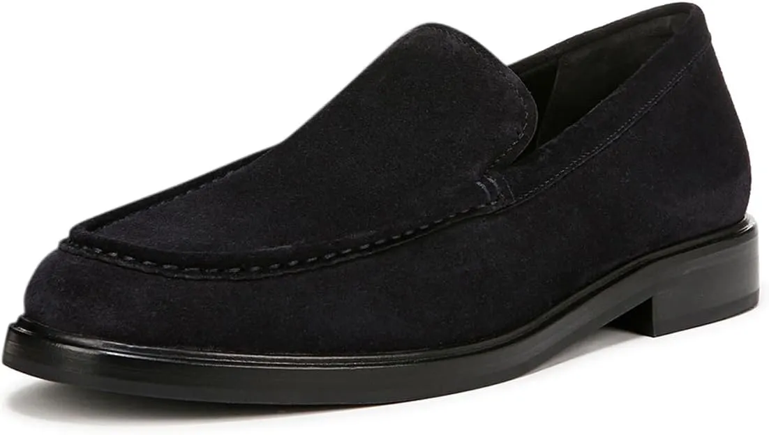 FOWT Men Classic Closed Round Toe Comfy Low Heel Slip on Soft Insole Casual Daily Commuting Driving Shoes Size 4-16 US