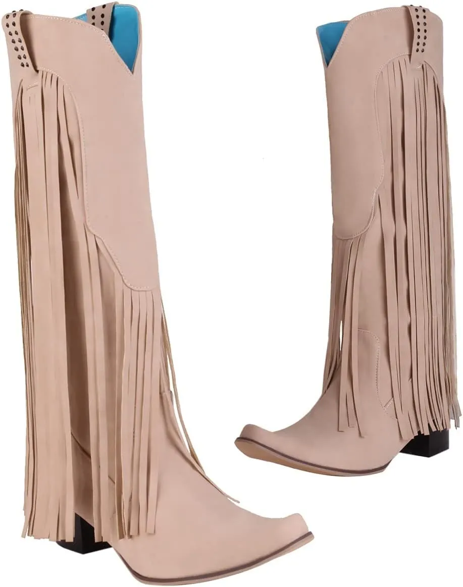 Gibobby Boots for Women Low Heel V Cut Flat Ankle Boots Comfort Cowboy Combat Boots Fall Winter Boots Shoes 52