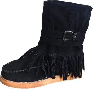 Gibobby Boots for Women Women High Heel Platform Boots Retro Ankle Boots Squared Toe Breathable Zip Up Boots 52