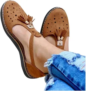 Gibobby Platform Sandals Espadrille,Women's Straps Platform Wedges Sandals Casual Summer Closed Toe Espadrilles Sandals