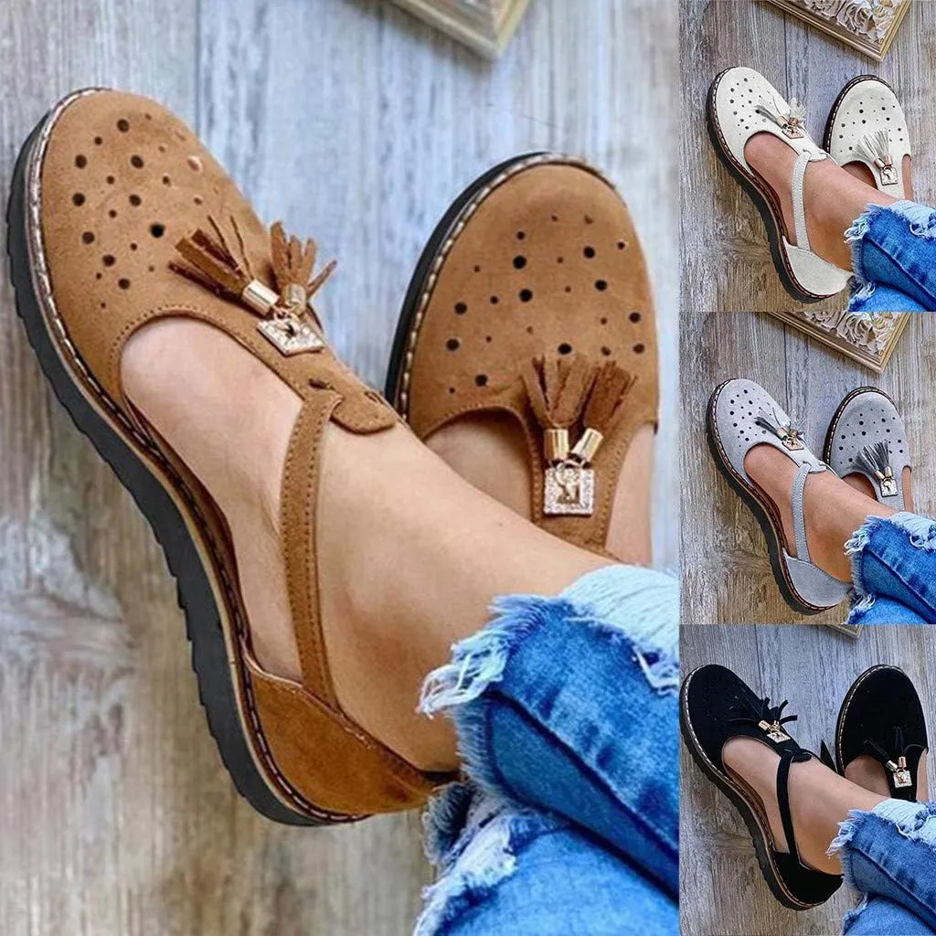 Gibobby Platform Sandals Espadrille,Women's Straps Platform Wedges Sandals Casual Summer Closed Toe Espadrilles Sandals
