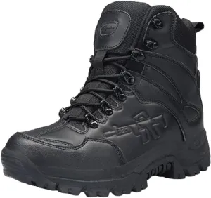 Kervaky Men's military tactical boots work boots combat boots hiking boots outdoor boots lightweight for daily use
