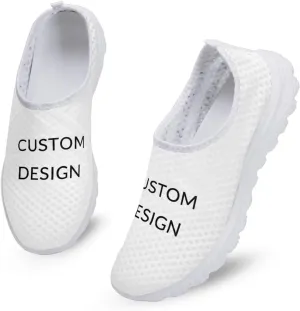 Kuiaobaty Women's Slip-Ons Men's Walking Shoes Fashion Sneakers Athletic Casual Footwear Lightweight Breathable Loafers