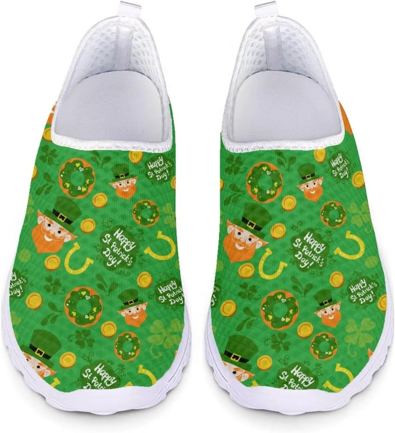 Kuiaobaty Women's Slip-Ons Men's Walking Shoes Fashion Sneakers Athletic Casual Footwear Lightweight Breathable Loafers