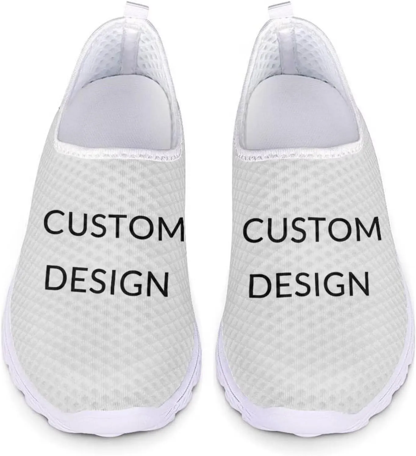 Kuiaobaty Women's Slip-Ons Men's Walking Shoes Fashion Sneakers Athletic Casual Footwear Lightweight Breathable Loafers