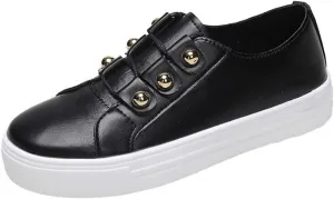 Lausiuoe Shoes For Women Flats Comfortable Dressy Summer Fashion Slip On Canvas Loafers Casual Classic Walking Shoes