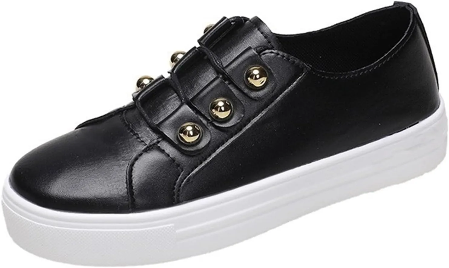Lausiuoe Shoes For Women Flats Comfortable Dressy Summer Fashion Slip On Canvas Loafers Casual Classic Walking Shoes