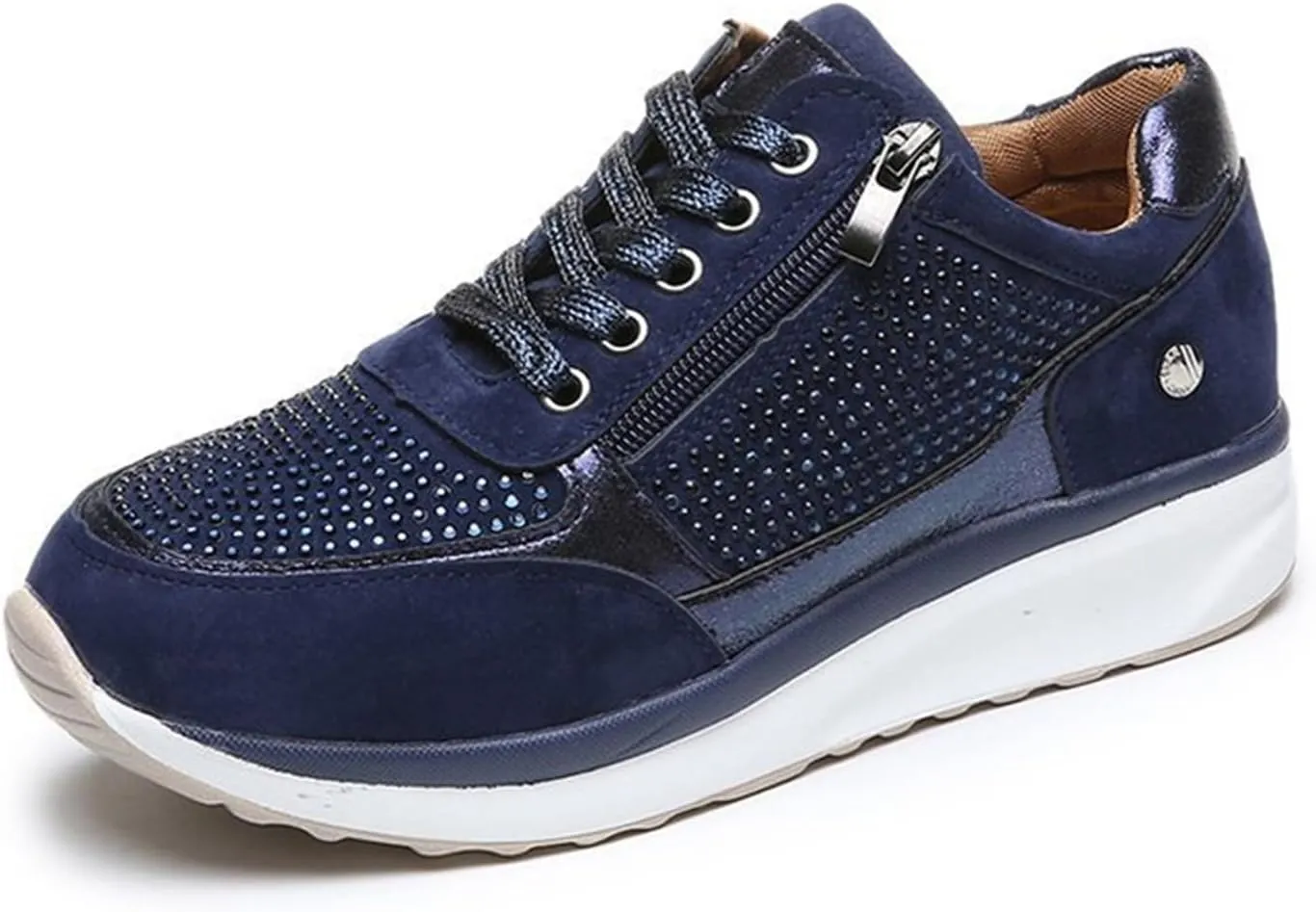 Lausiuoe Women's Fashion Sneakers Slip On Comfortable Casual Walking Shoes Classic Fall Low Top Canvas Flat Loafers