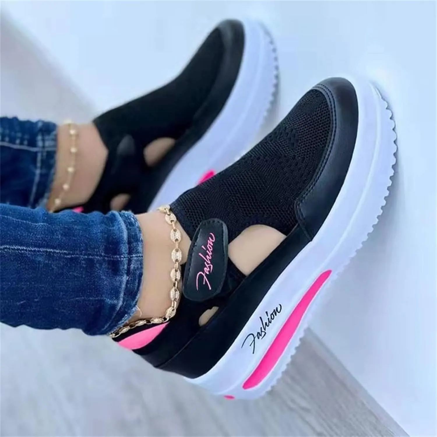 Lausiuoe Womens Shoes Sneakers Slip Ons Canvas Shoes Low Top Non Slip Fashion Casual Classic Comfortable Walking Flat Loafers