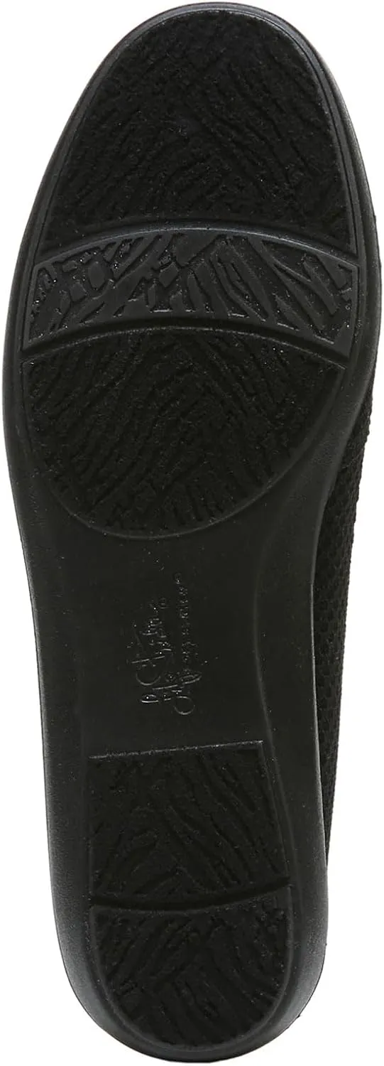 Life Stride Women's Next Level Slip-On Sneaker, Black/Black, 10 Wide