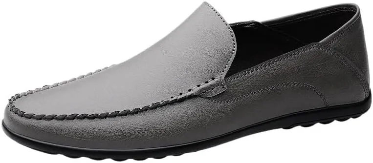 Luxury Loafers Men Casual Shoes Slip on Leather Dress Shoes Plus Size Loafer Soft Driving Shoes