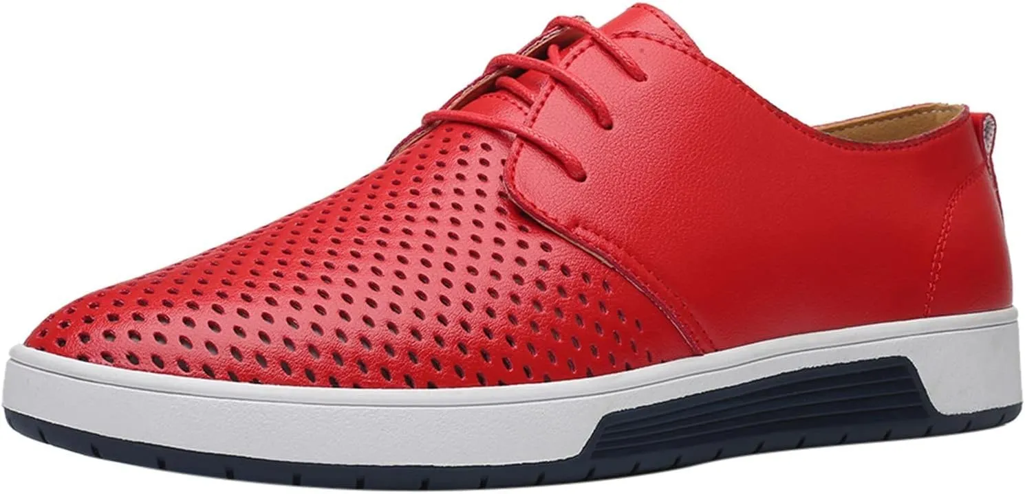 Mens Breathable Oxfords Shoes Arch Support Walking Sneakers Men Casual Business Formal Shoes Supple Matte Leather Dress Shoe Comforbale Lace Up Work Office Oxfords Flat Dress Derby Men
