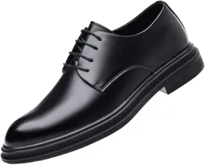 Men's Business Casual Dress Shoes Mens Italy Classic Lace-Up Brogue Oxfords Shoes Modern Formal Leather Derby Shoes(8)