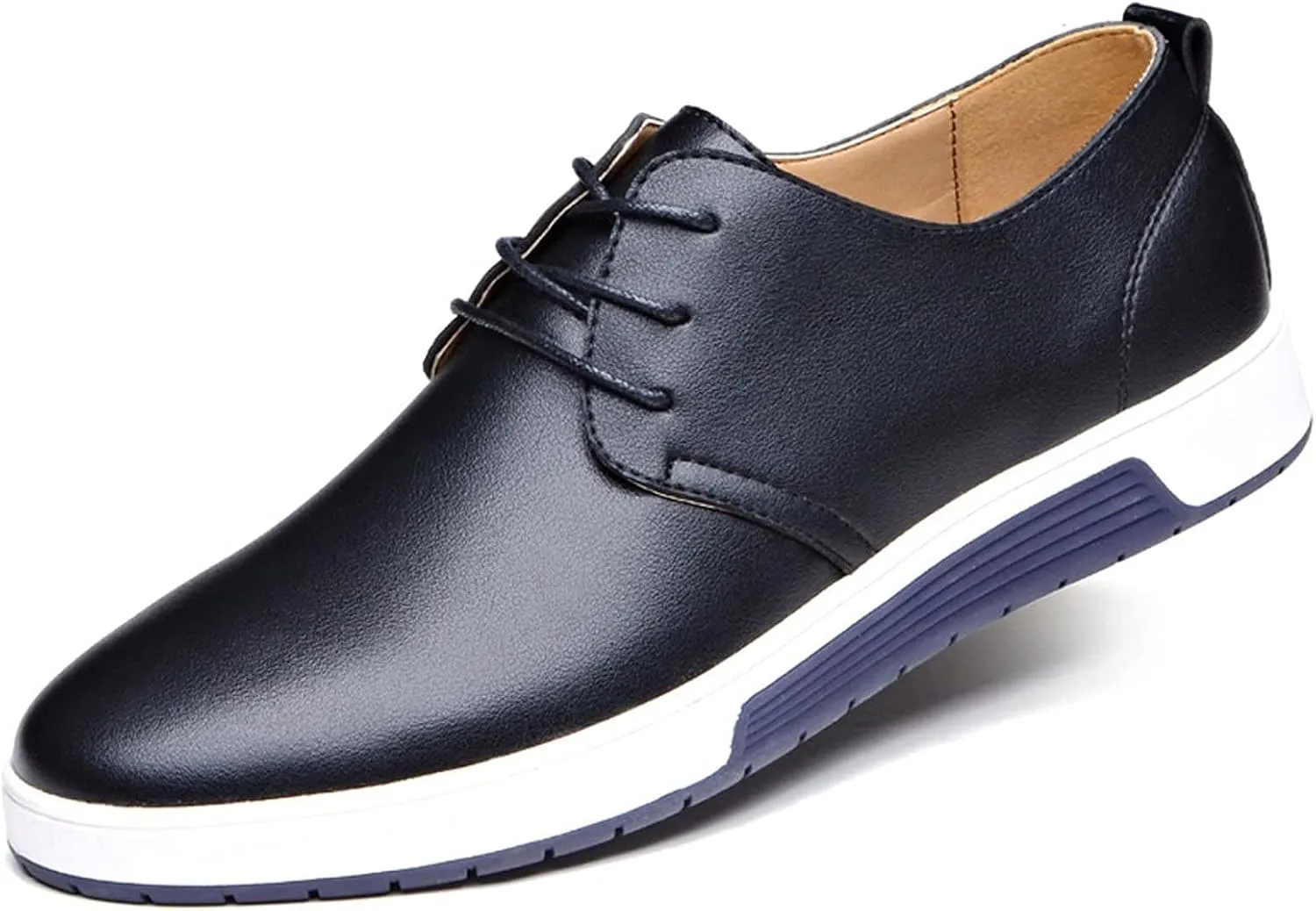 Men's Casual Dress Shoes Wide Width Shoes Wear Solid Color Leather Business Style Leisure Formal Men's Breathable Men's Leather Shoes Men's Business Shoes