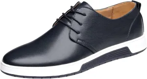 Men's Casual Dress Shoes Wide Width Shoes Wear Solid Color Leather Business Style Leisure Formal Men's Breathable Men's Leather Shoes Men's Business Shoes