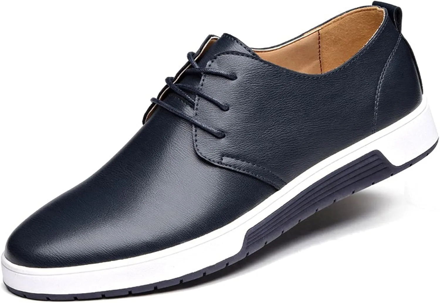 Men's Casual Dress Shoes Wide Width Shoes Wear Solid Color Leather Business Style Leisure Formal Men's Breathable Men's Leather Shoes Men's Business Shoes