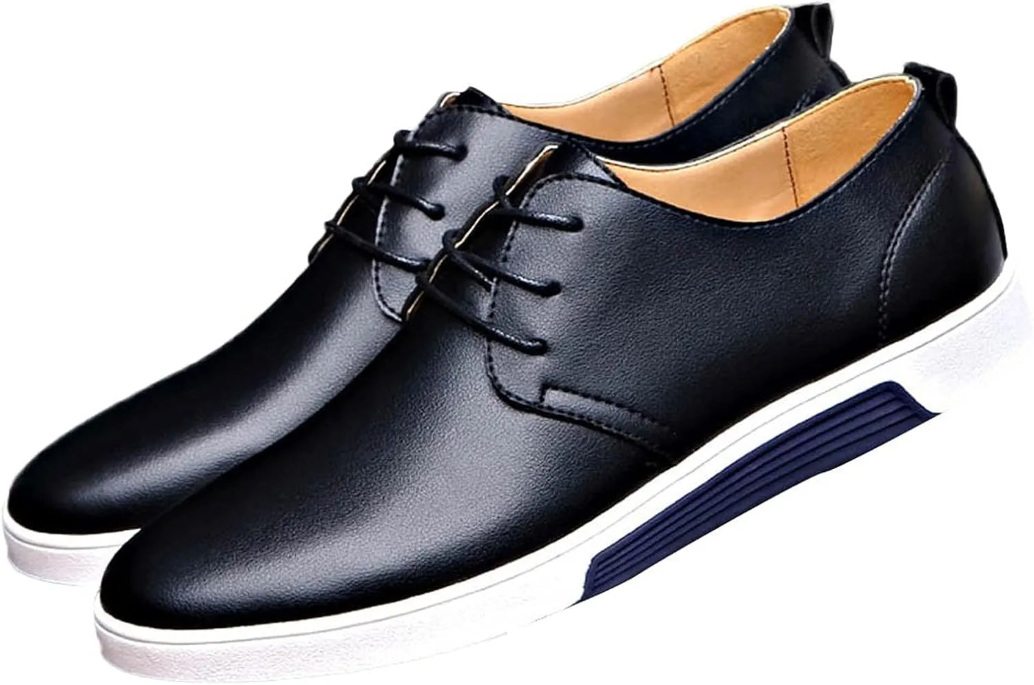 Men's Casual Dress Shoes Wide Width Shoes Wear Solid Color Leather Business Style Leisure Formal Men's Breathable Men's Leather Shoes Men's Business Shoes