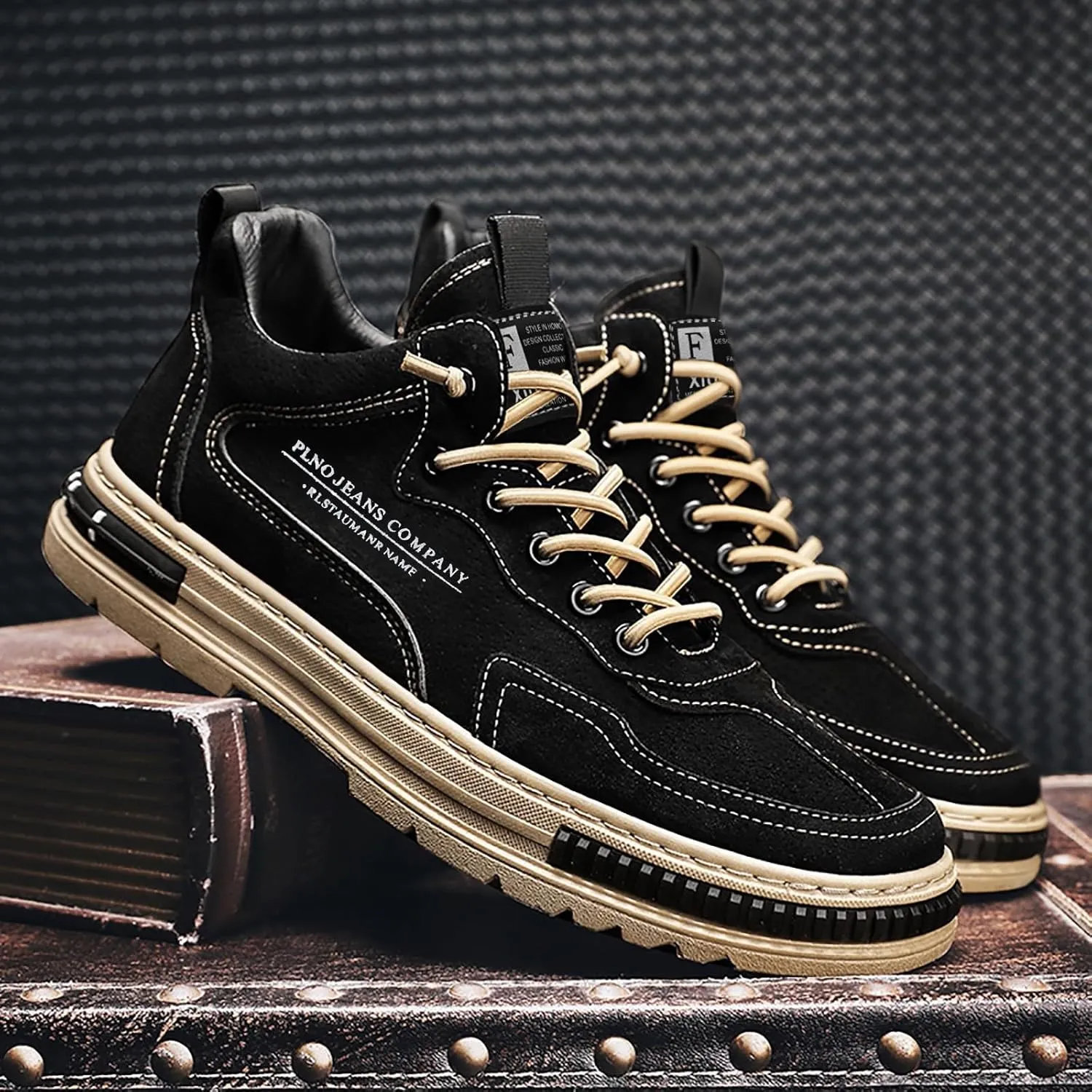 Men's Casual Dress Sneakers Black Sneakers for Men Mens Brown Dress Shoes Loafers for Women Casual Loafers for Women Dressy Womens Sneakers Wide Width
