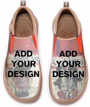 Men's Casual Shoes Slip Ons Walking Loafers Lightweight Comfortable Art Painted Travel Sneaker Macaron Style
