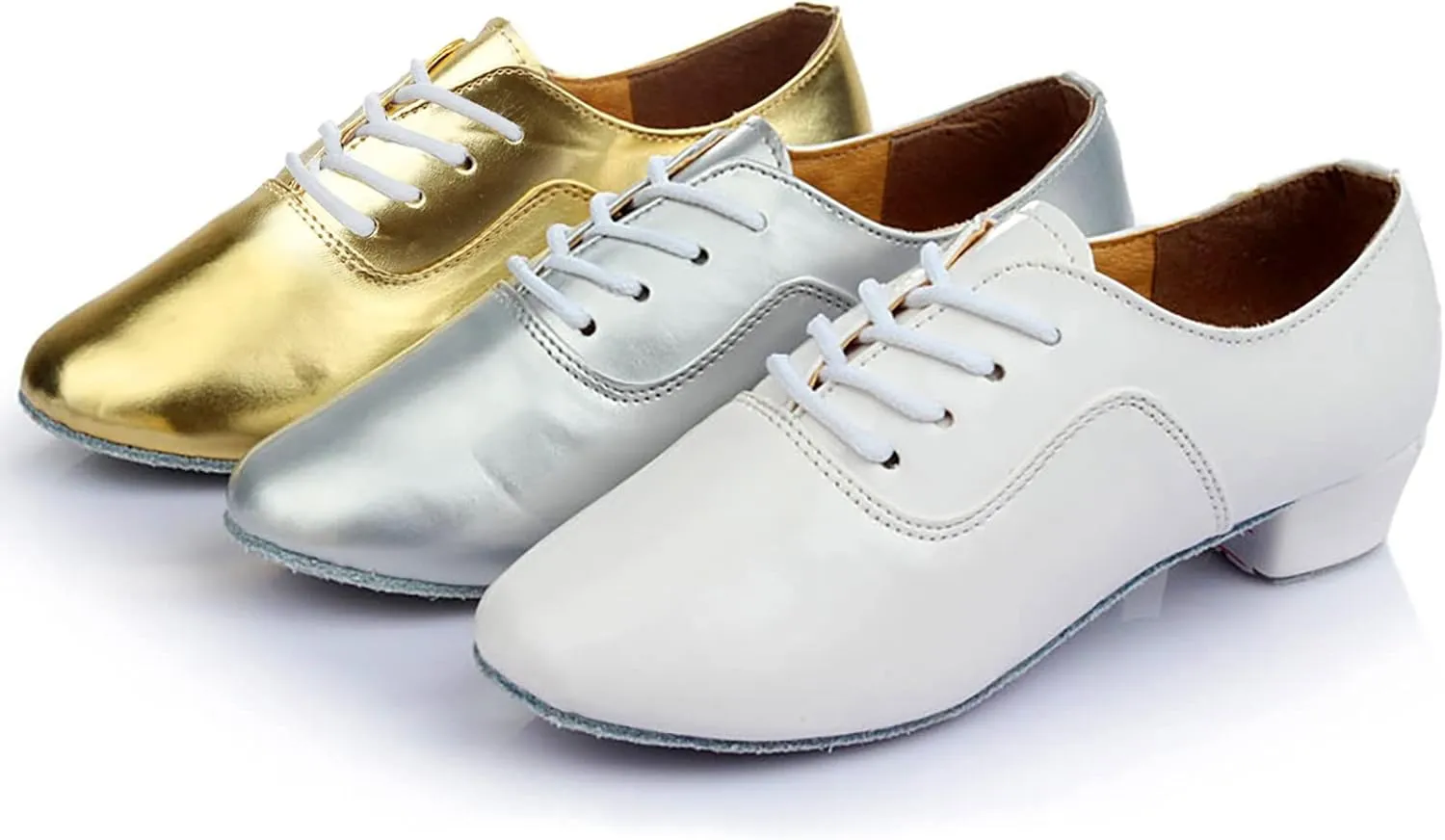 Mens Csual Patente Oxfords Comfort Low Heel Oxfrode Lace up Lined Leather Shoes for Men Business Formal Shoes Waterproof Daily Work Shoe Mens Fashionable Dress Shoe for Weding Party
