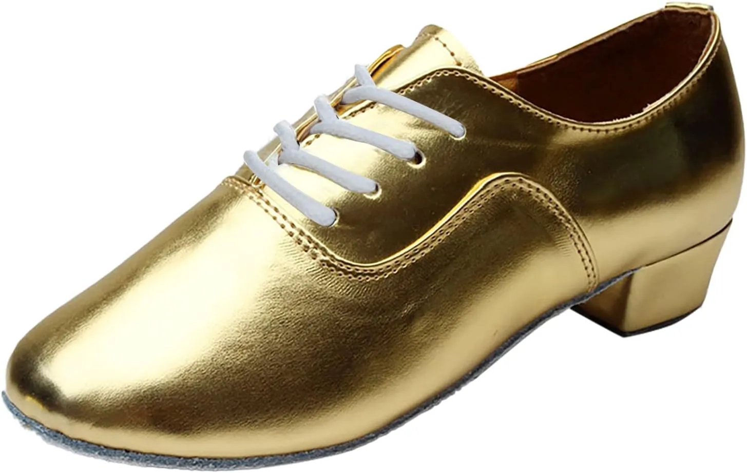Mens Csual Patente Oxfords Comfort Low Heel Oxfrode Lace up Lined Leather Shoes for Men Business Formal Shoes Waterproof Daily Work Shoe Mens Fashionable Dress Shoe for Weding Party