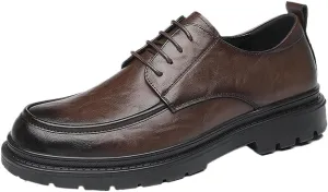 Mens Dress Shoe Black Men Leather Shoes Slip on Soft Loafers Non Slip Breathable Driving Flats Spring Walk in Office Work Shoes Mocassin Homme