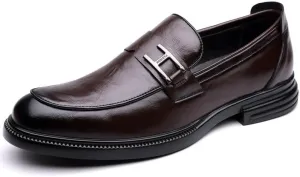 Men's Dress Shoes Fashion Slip On Business Formal Classic Oxfords Shoes for Men