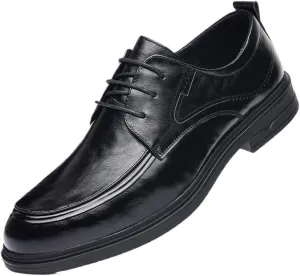 Men's Dress Slip-on Classic Loafers Formal Shoes Men's Classic Lace Up Low Top Leather Dress Shoes