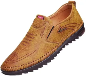 Men's Fashion Classic Pointed Toe Lace Up Low Top Leather Dress Shoes Comfortable Breathable Lightweight Non Slip