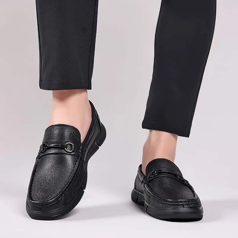 Men's Fashion Dress Shoes Slip-On Loafers Formal Business Casual Moccasins Driving Leather Shoes