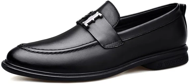Men's Fashion Lace Up Low Leather Walking Dress Shoes Men Slip-Ons Loafers Classic Formal Business Derby Shoes