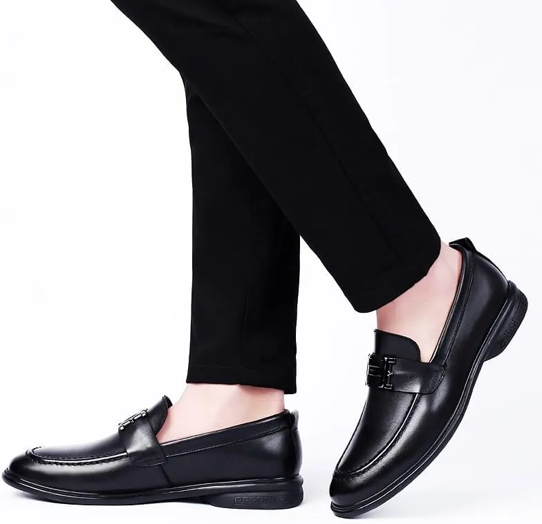 Men's Fashion Lace Up Low Leather Walking Dress Shoes Men Slip-Ons Loafers Classic Formal Business Derby Shoes